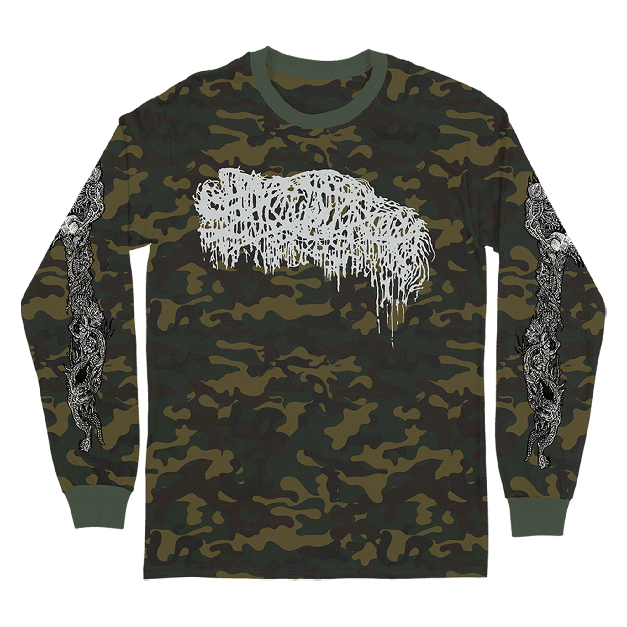Face Ripped Off Long Sleeve